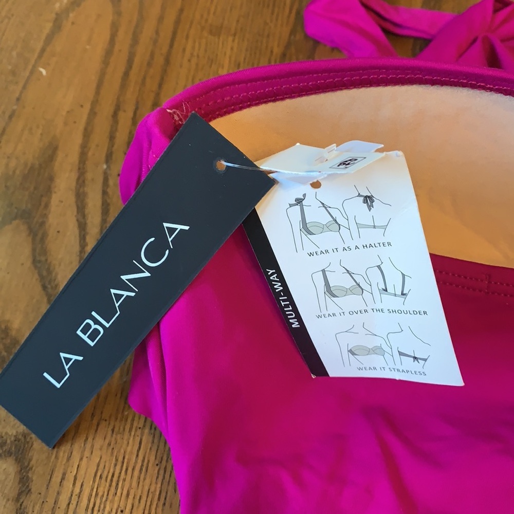 NWT‎ La Blanca Island Goddess Convertible Tankini - Picture 11 of 12